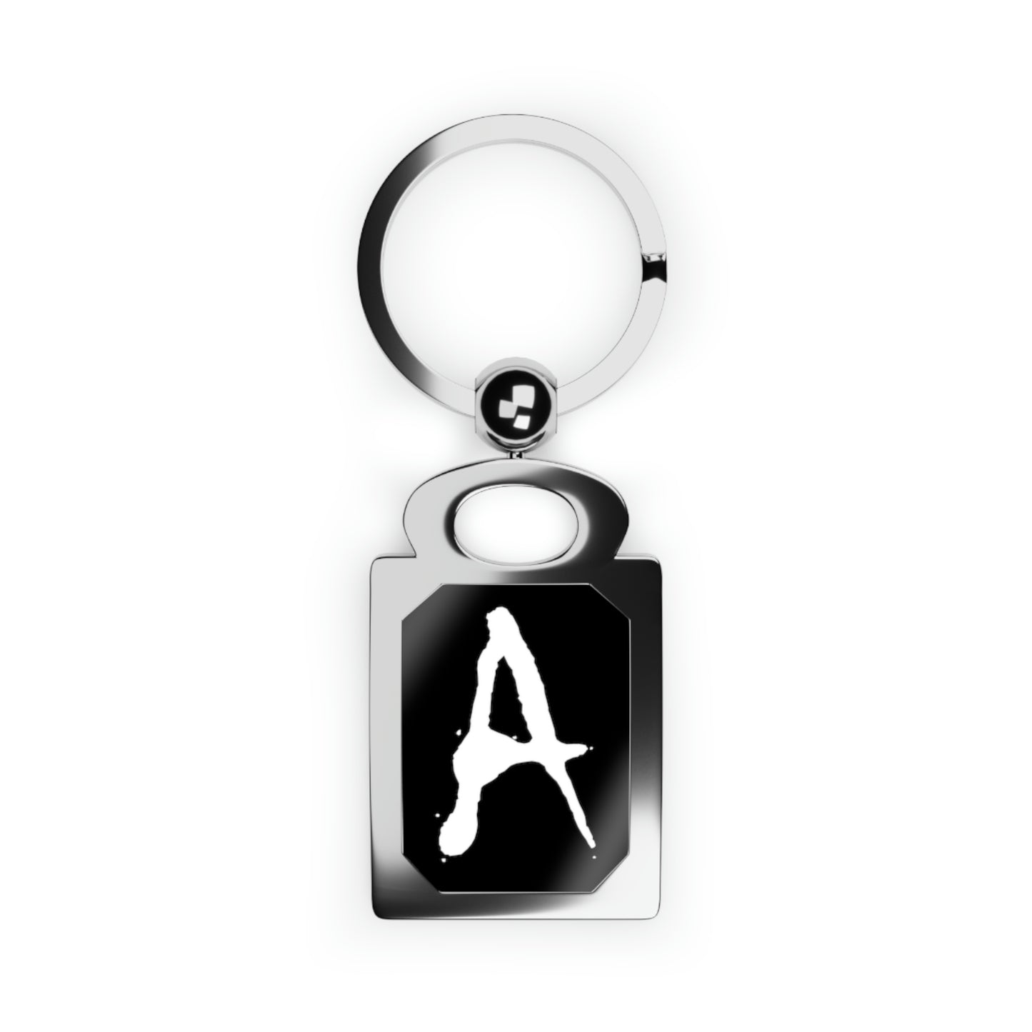 Chiller A Black Rectangle Photo Keyring