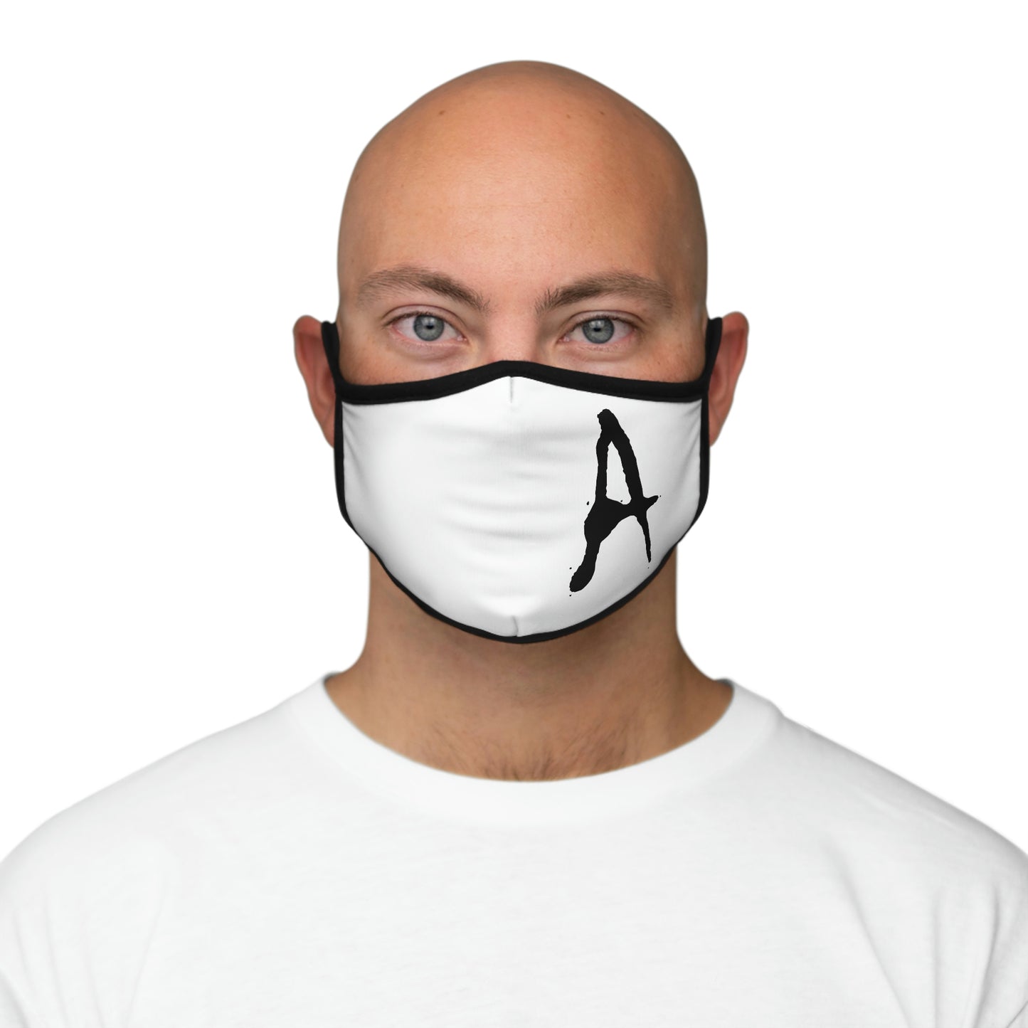 Chiller A White Fitted Polyester Face Mask