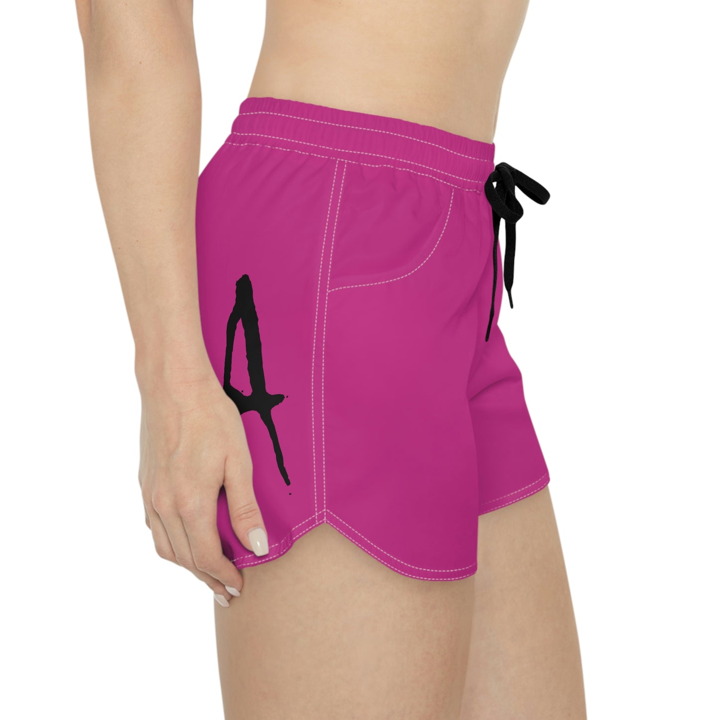 Chiller A Women's Pink Casual Shorts (AOP)