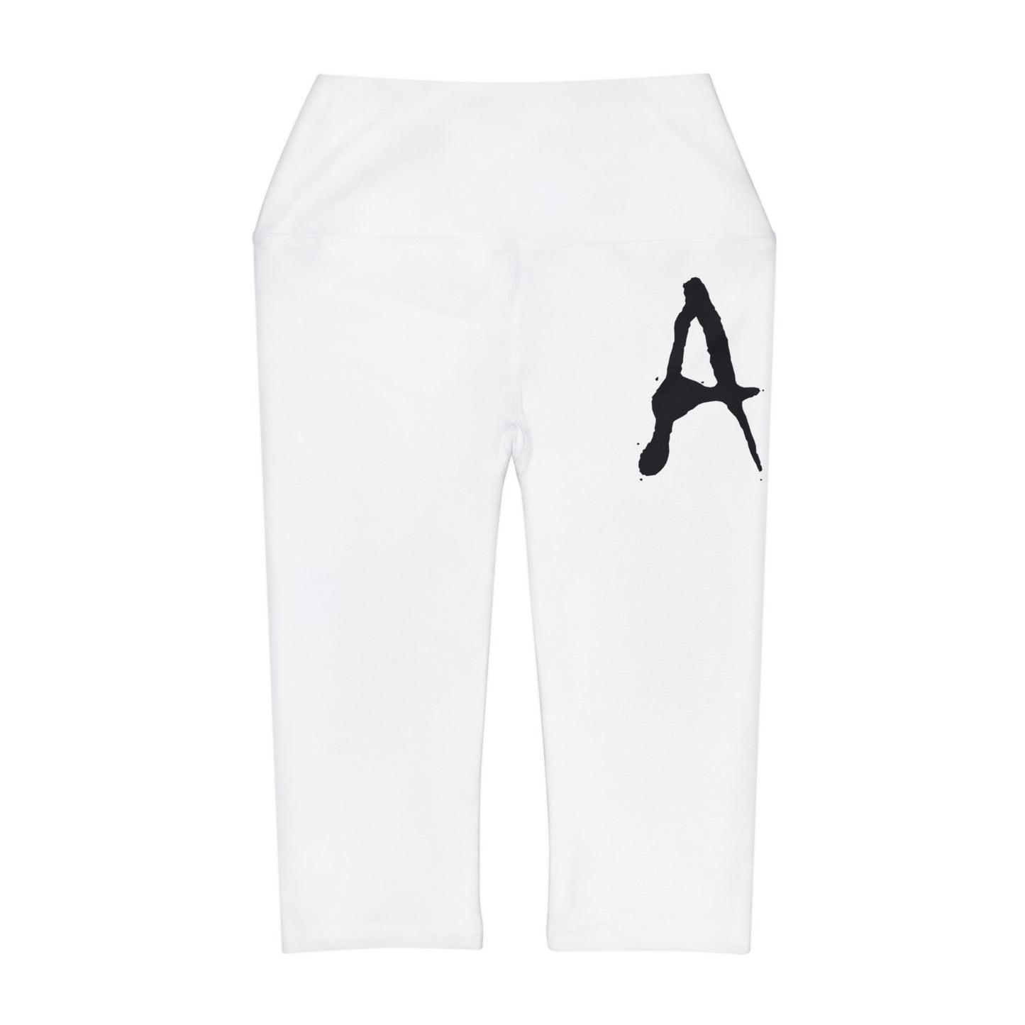 Chiller A White Yoga Capri Leggings