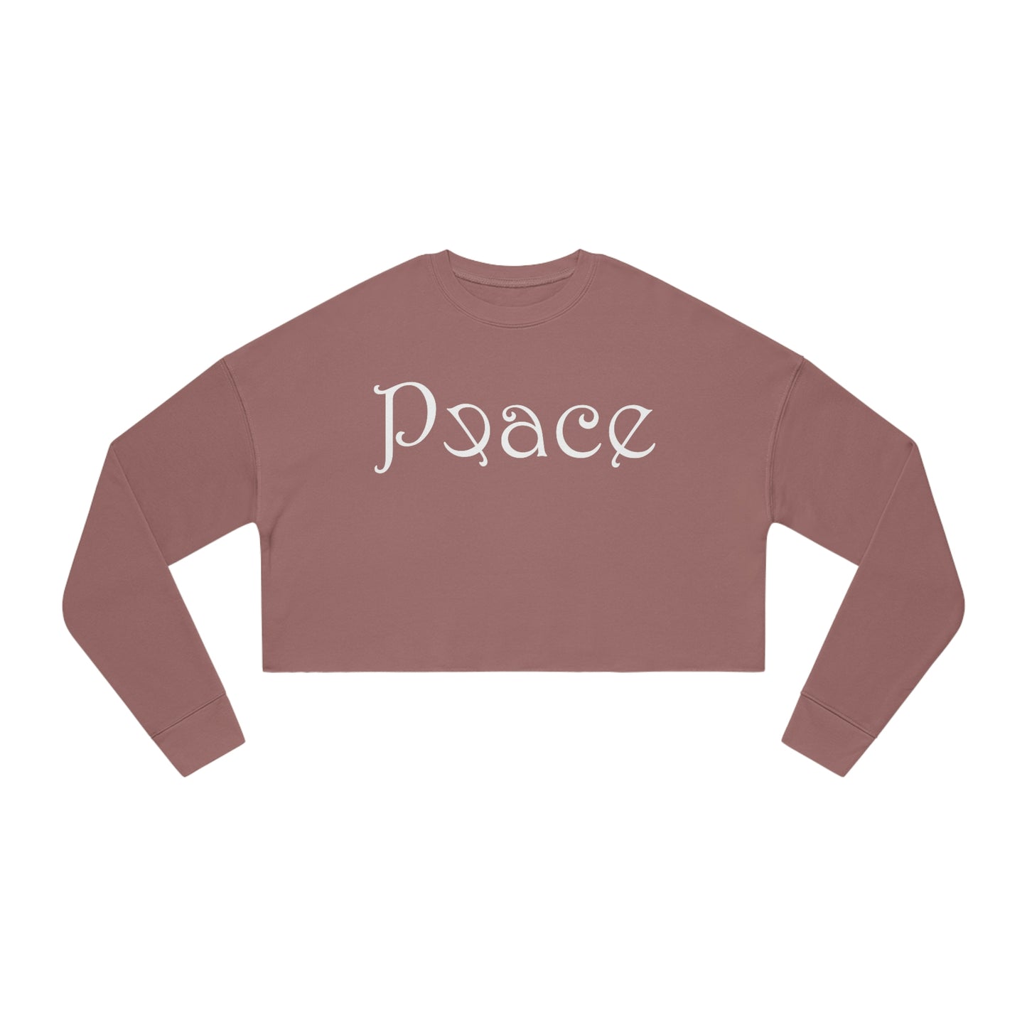 Peace Women's Cropped Sweatshirt