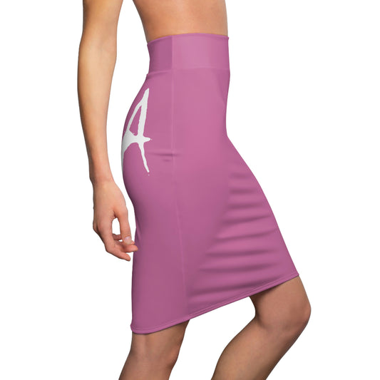 Chiller A Women's Light Pink Pencil Skirt