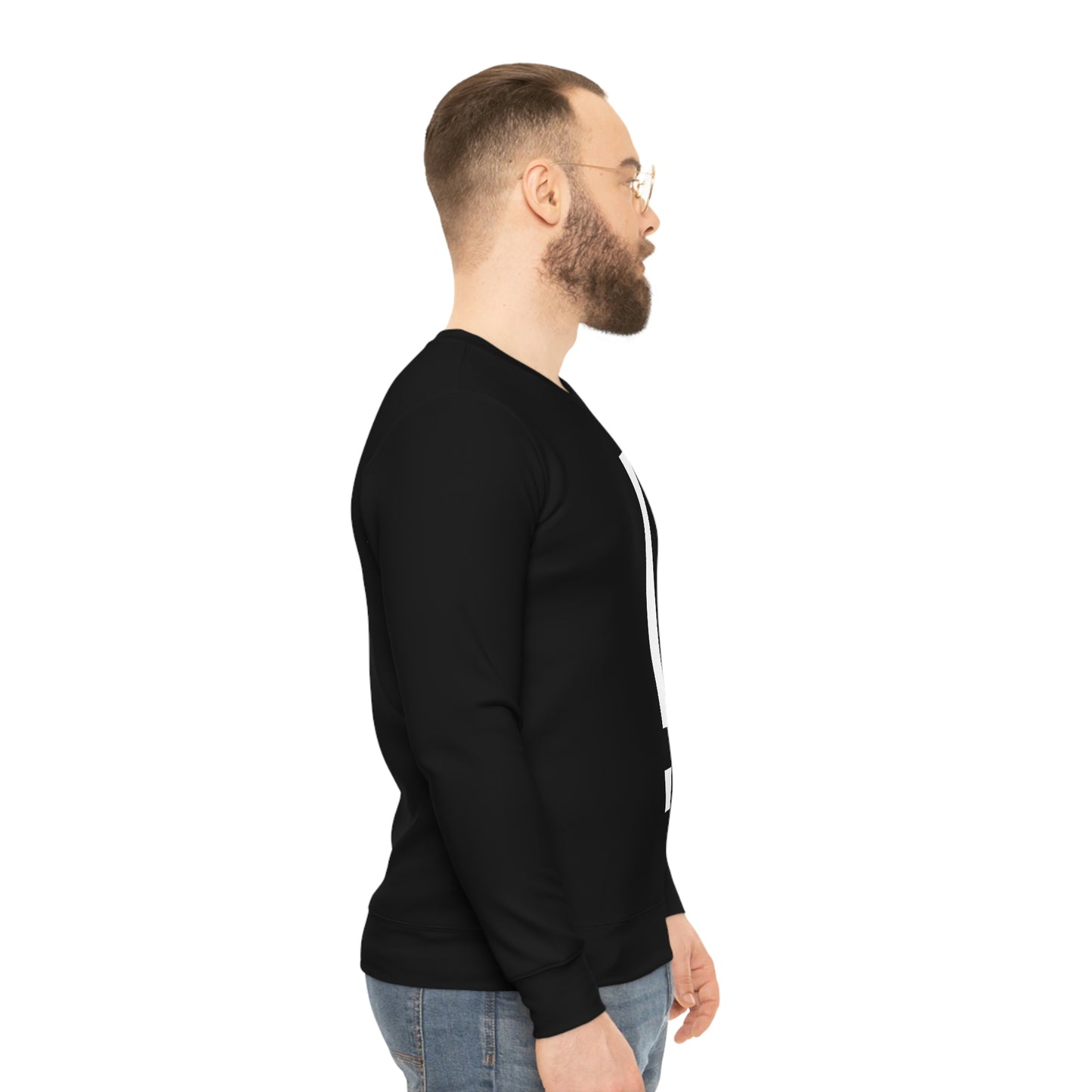 NPC Black Lightweight Sweatshirt (AOP)