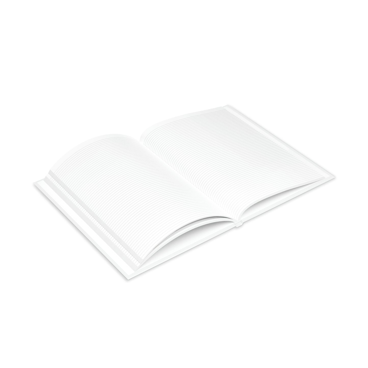 Chiller A White Hardcover Notebook with Puffy Covers