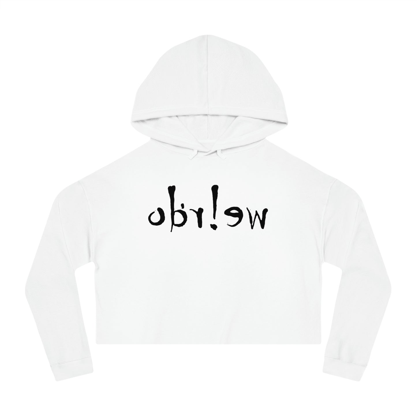 We!rdo Women’s Cropped Hooded Sweatshirt