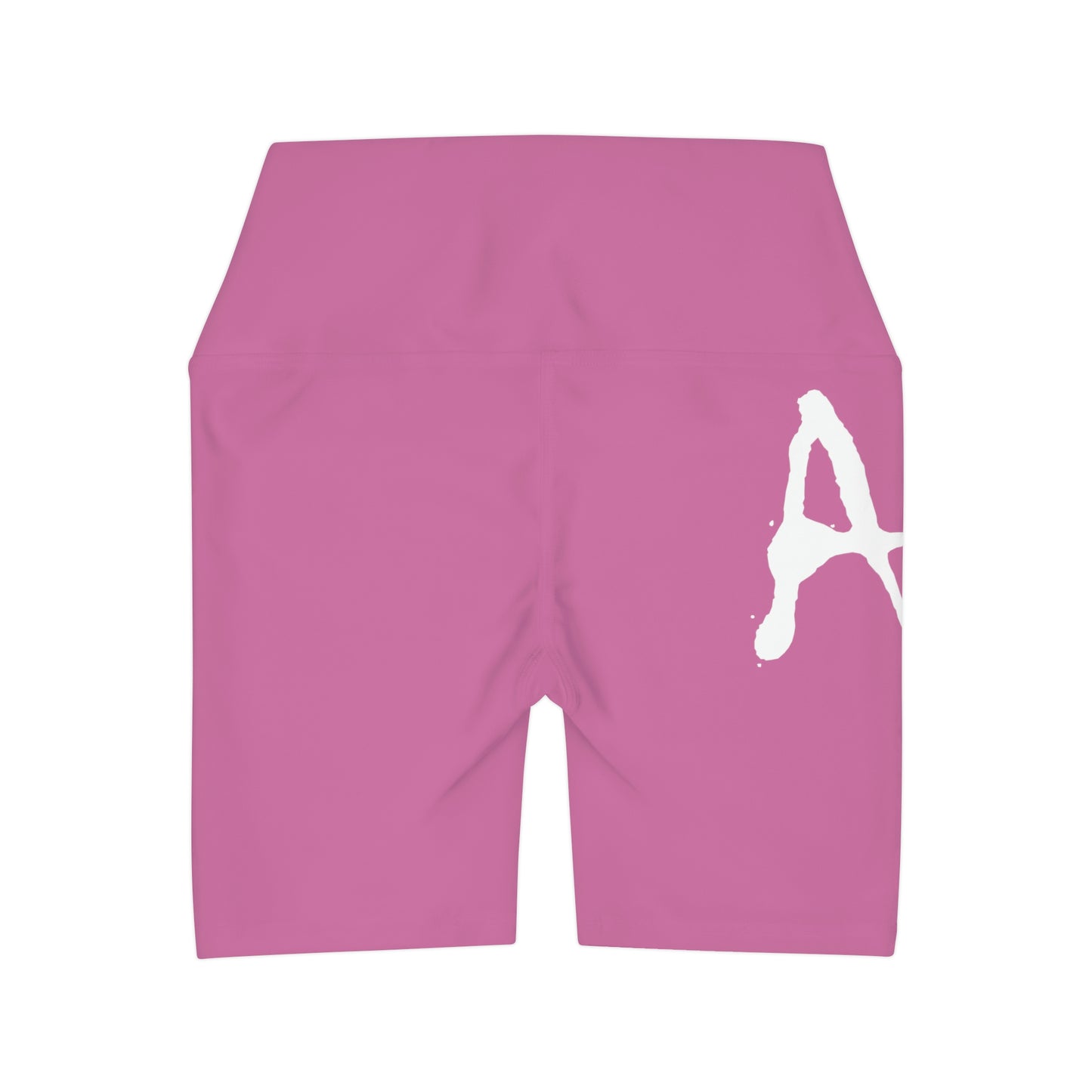 Chiller A Light Pink High Waisted Yoga Shorts