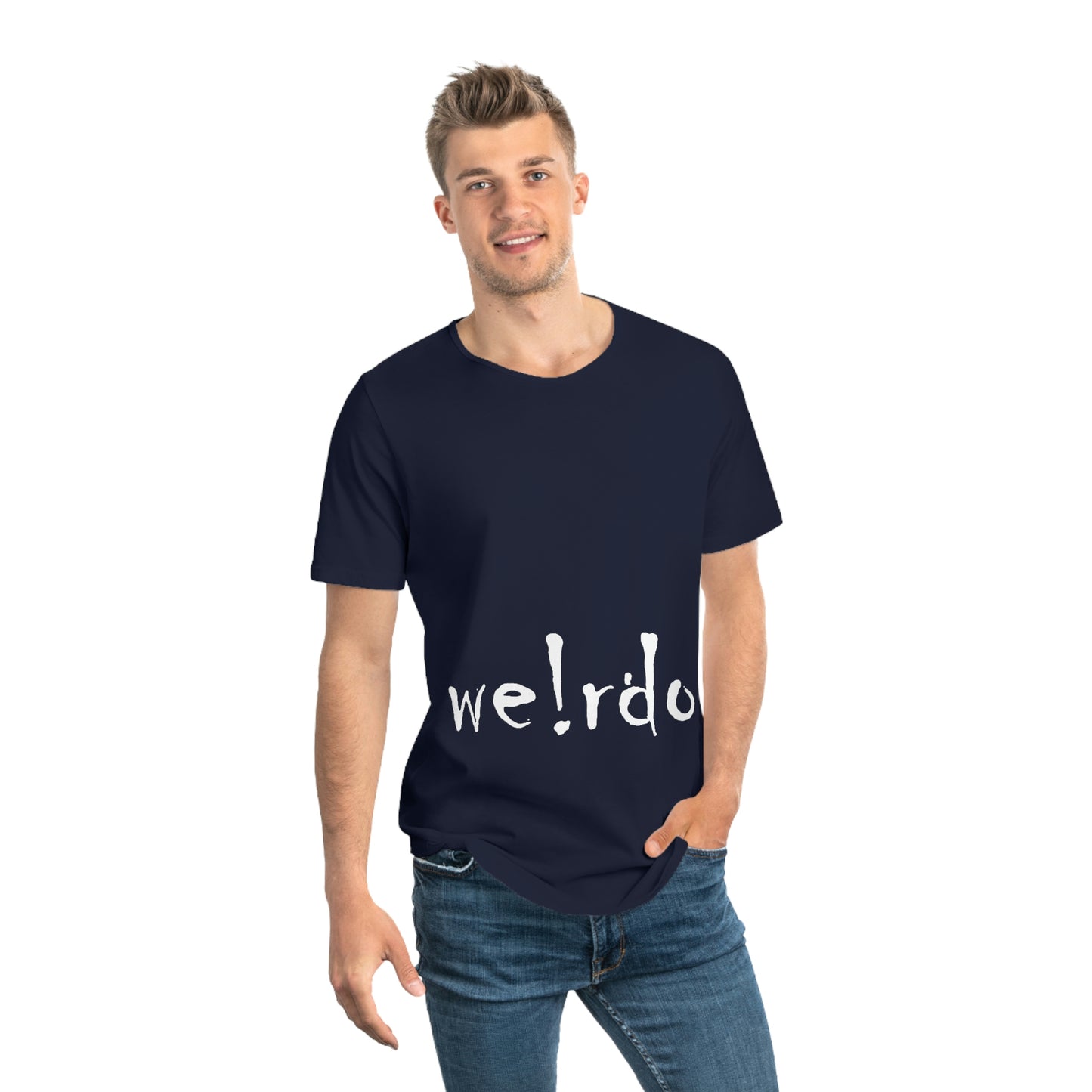 We!rdo Men's Jersey Curved Hem Tee