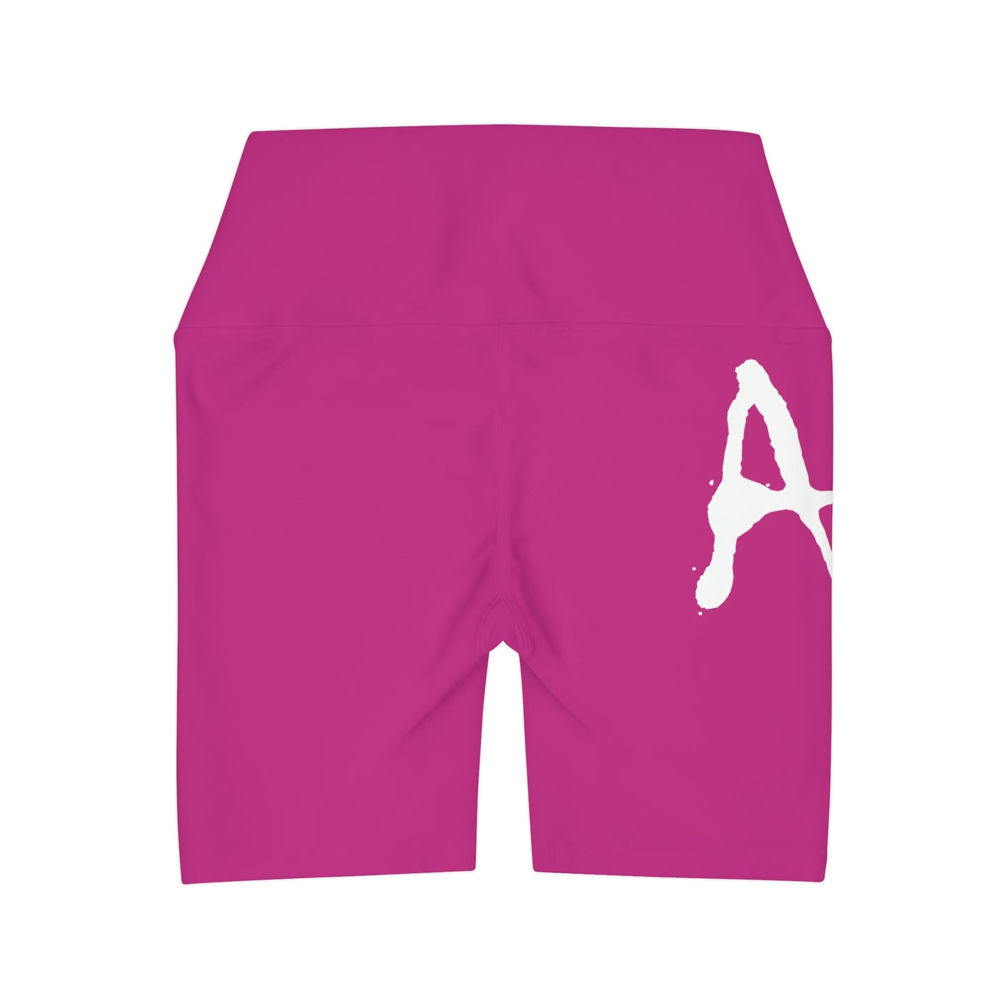 Chiller A Pink High Waisted Yoga Shorts