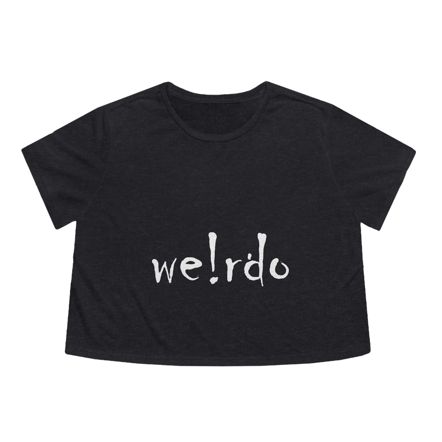 We!rdo Women's Flowy Cropped Tee