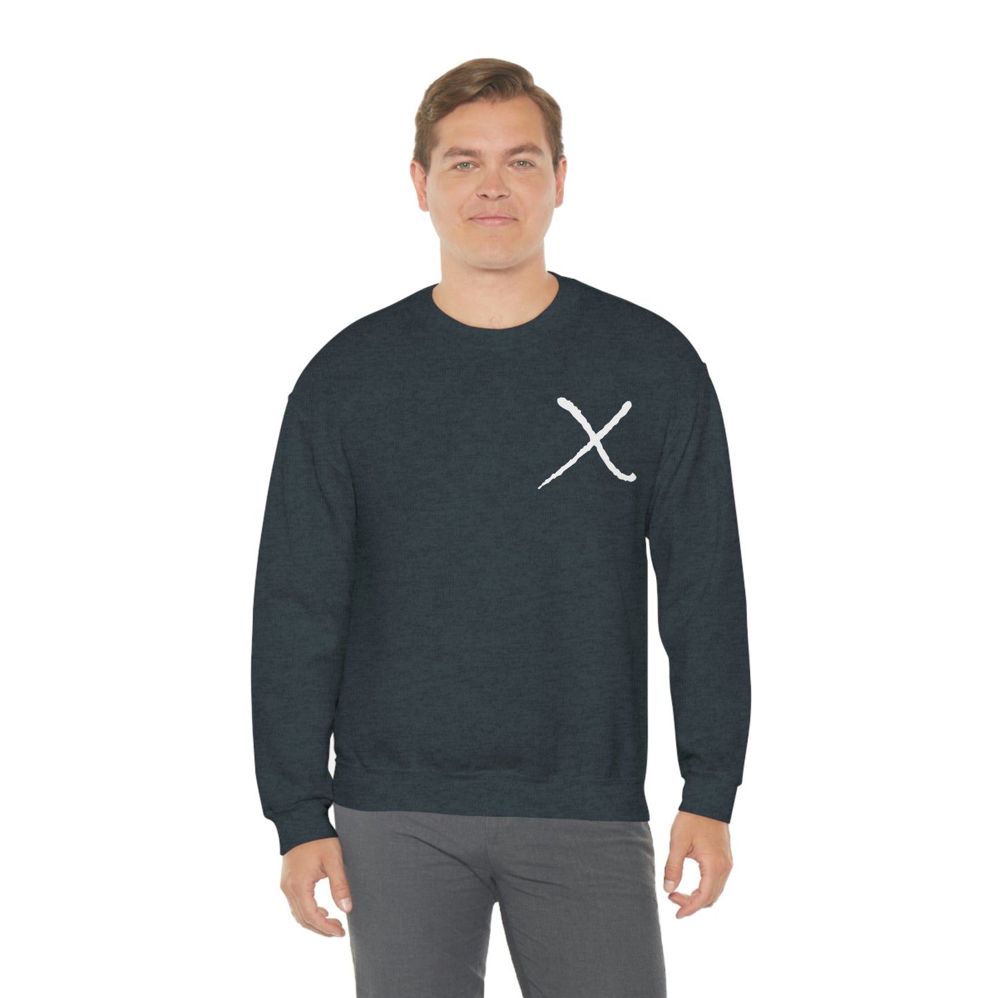 X Mark Unisex Heavy Blend™ Crewneck Sweatshirt