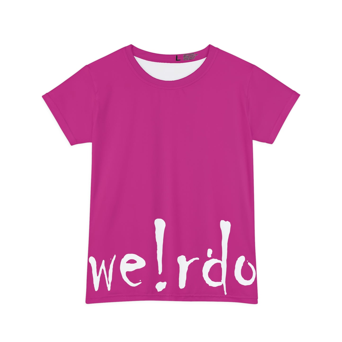 We!rdo Women's Pink Short Sleeve Shirt (AOP)