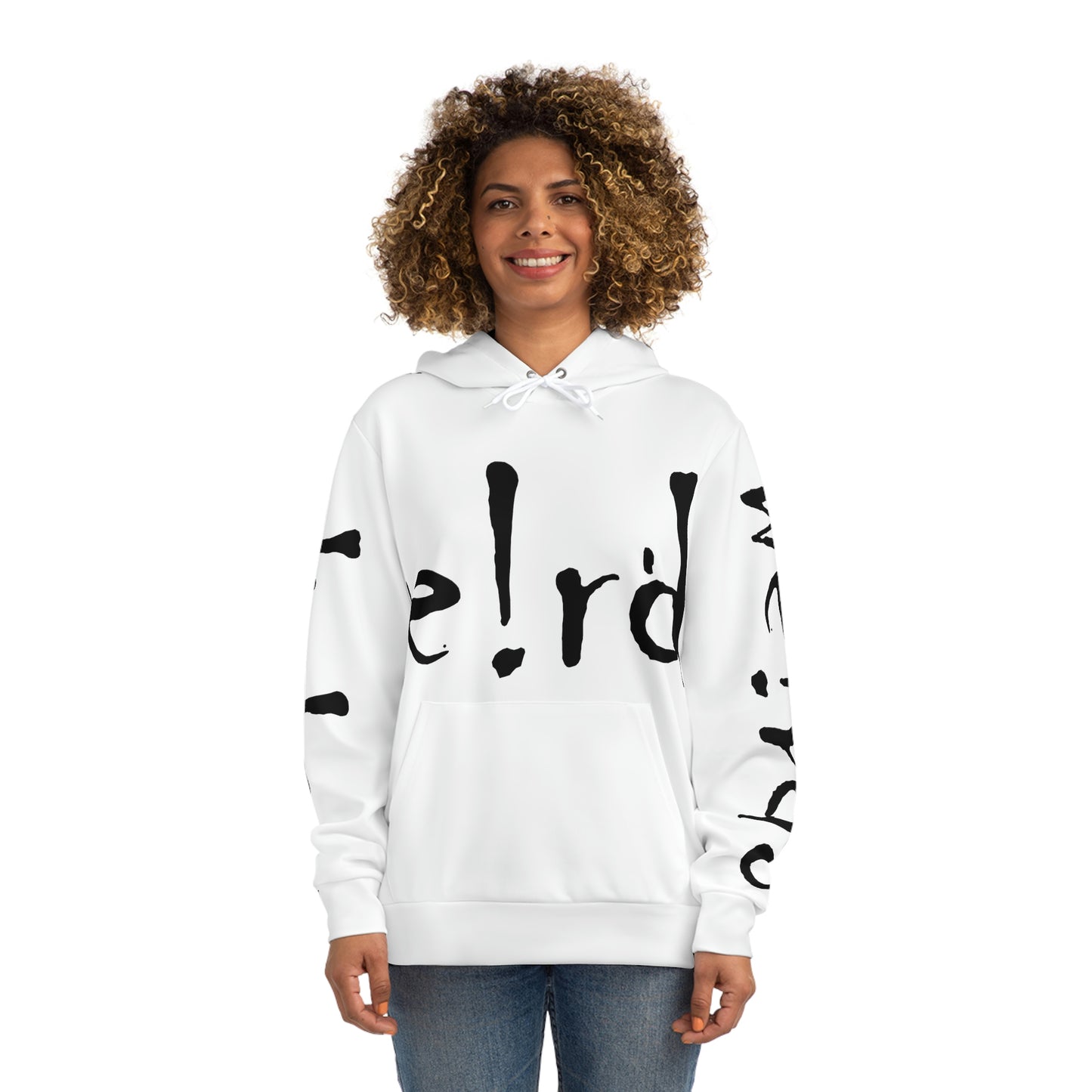 We!rdo White AOP Fashion Hoodie