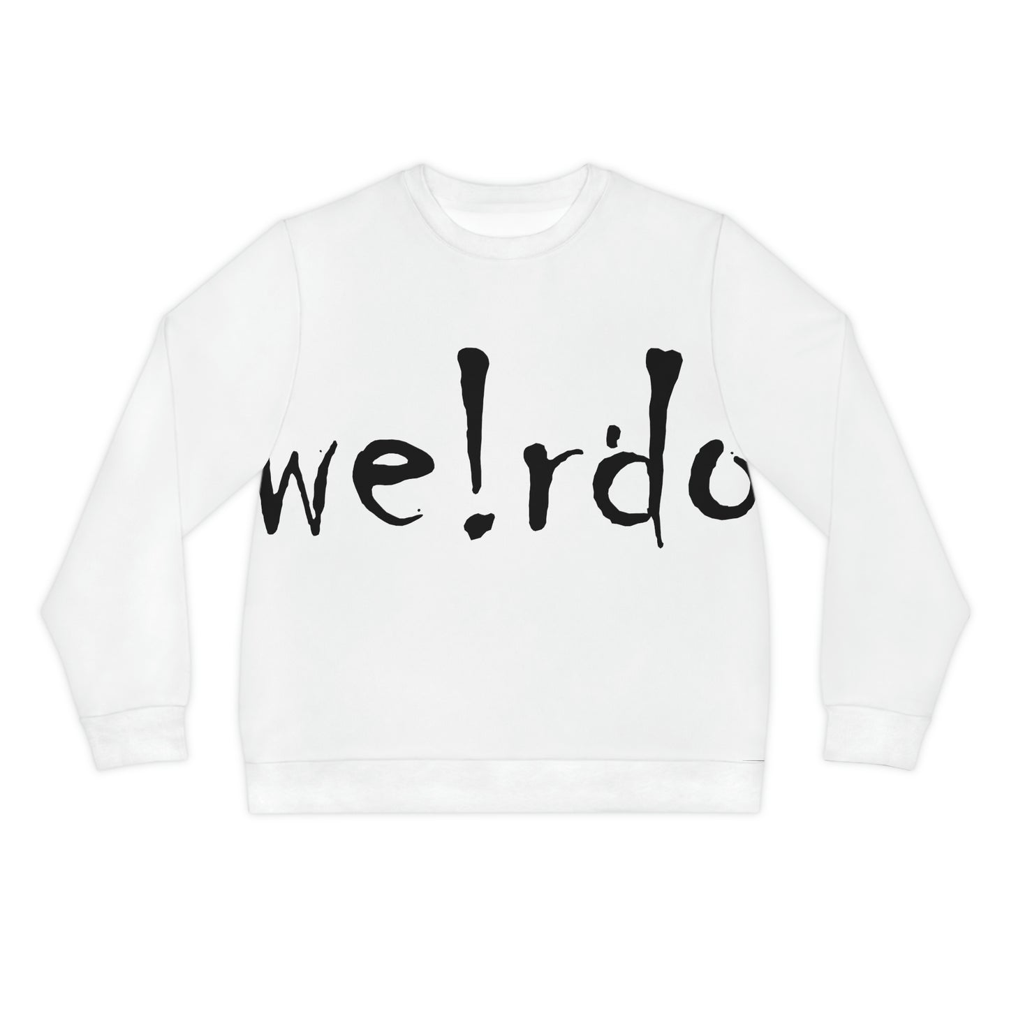 We!rdo White Lightweight Sweatshirt (AOP)