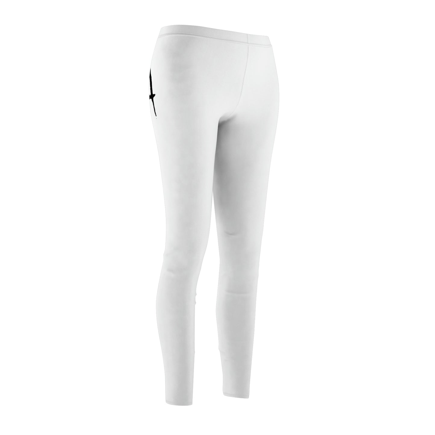 Chiller A Women's White Cut & Sew Casual Leggings