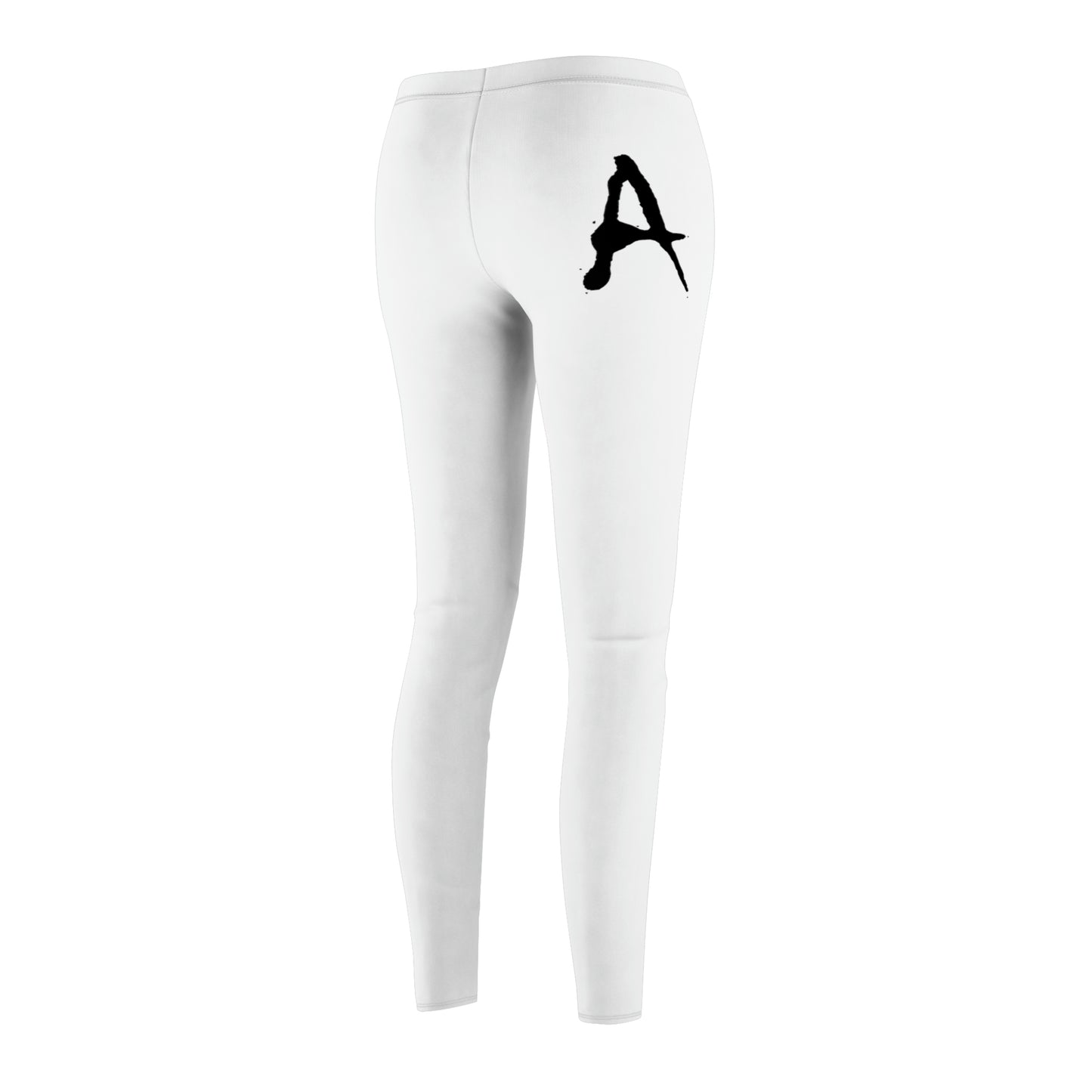 Chiller A Women's White Cut & Sew Casual Leggings