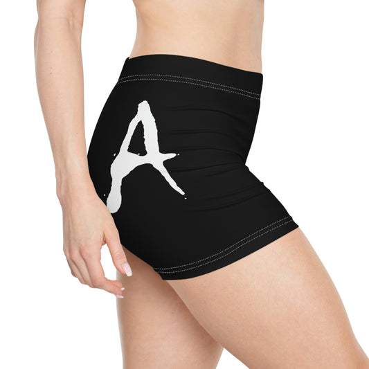 Chiller A Women's Black Shorts (AOP)