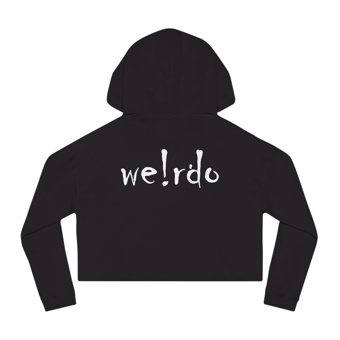 We!rdo Women’s Cropped Hooded Sweatshirt